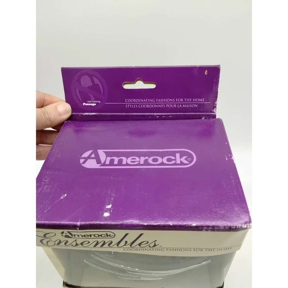 Amerock Ensembles Diamond Lever Polished Chrome Door Handles Non Locking